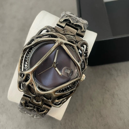2025 Hot Sell Original Alabaster Style Quartz Watch Men Unisex Hot Medieval Old Unique Creative Shape High Quality AAA Clock