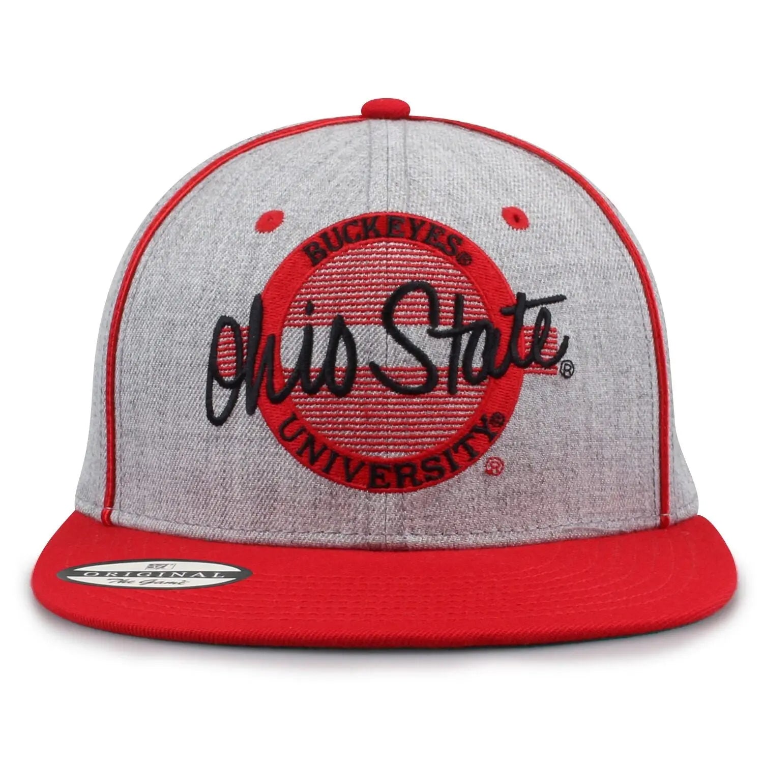 Vintage Wool NCAA Snapback Hat Collection Retro Circle Design College Hats Classic Collegiate Caps 90S Throwback Adjustable Flat Bill Wool Blend Snapbacks Embroidered University Hats the Game Retro Collection