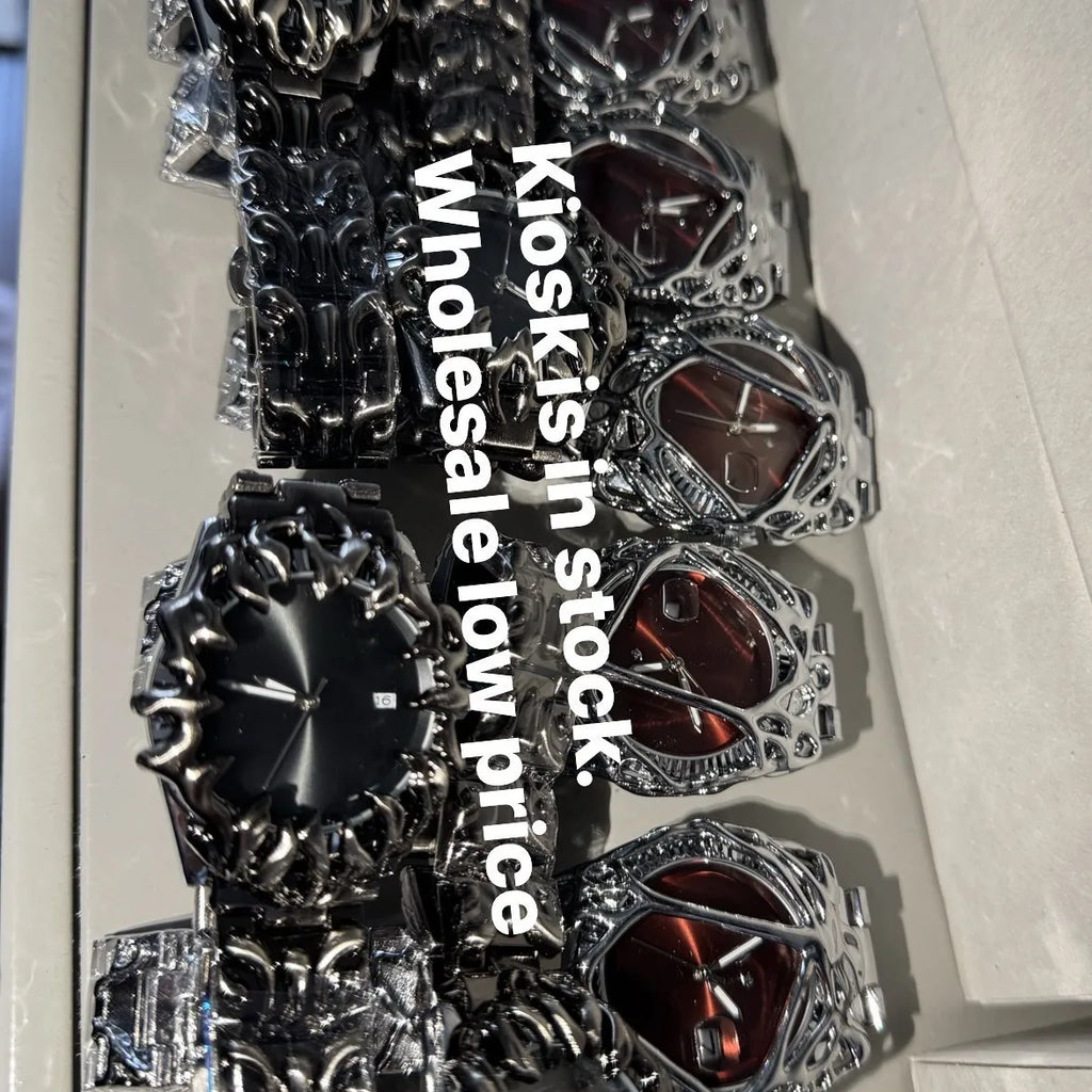 2025 Hot Sell Original Alabaster Style Quartz Watch Men Unisex Hot Medieval Old Unique Creative Shape High Quality AAA Clock