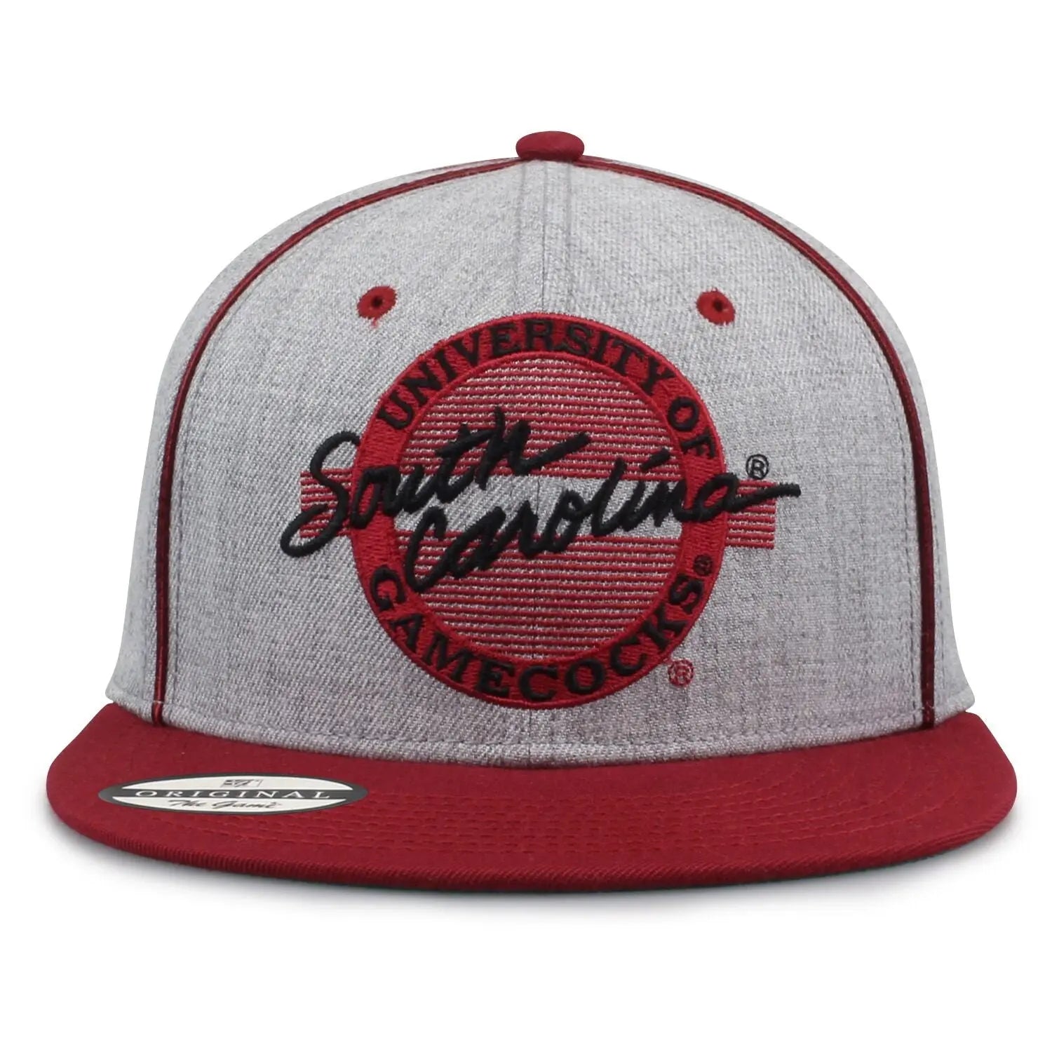 Vintage Wool NCAA Snapback Hat Collection Retro Circle Design College Hats Classic Collegiate Caps 90S Throwback Adjustable Flat Bill Wool Blend Snapbacks Embroidered University Hats the Game Retro Collection
