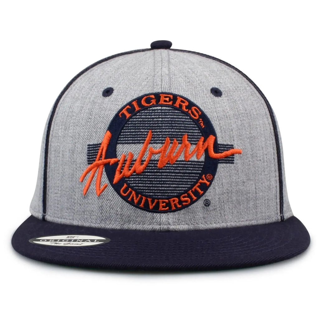 Vintage Wool NCAA Snapback Hat Collection Retro Circle Design College Hats Classic Collegiate Caps 90S Throwback Adjustable Flat Bill Wool Blend Snapbacks Embroidered University Hats the Game Retro Collection