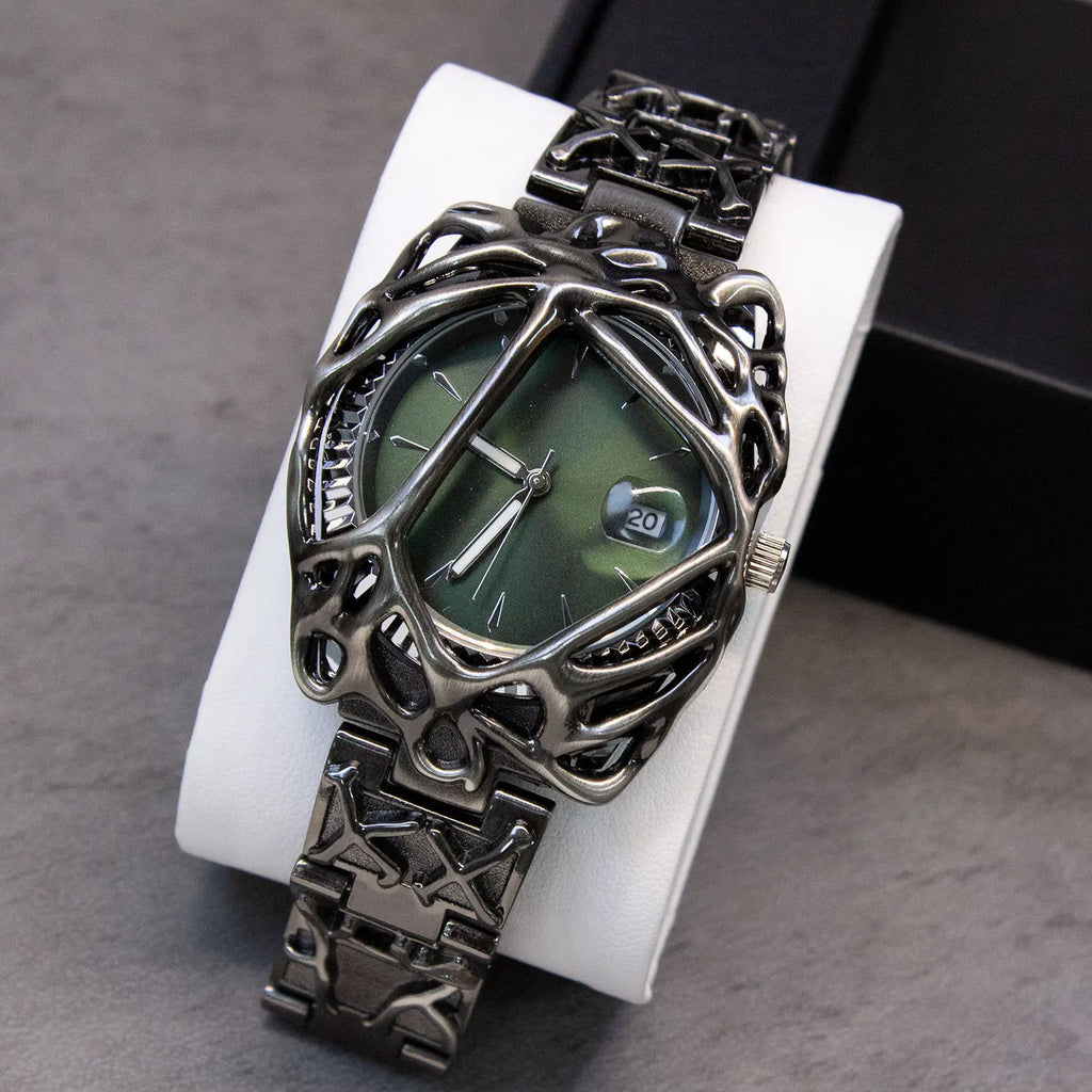 2025 Hot Sell Original Alabaster Style Quartz Watch Men Unisex Hot Medieval Old Unique Creative Shape High Quality AAA Clock