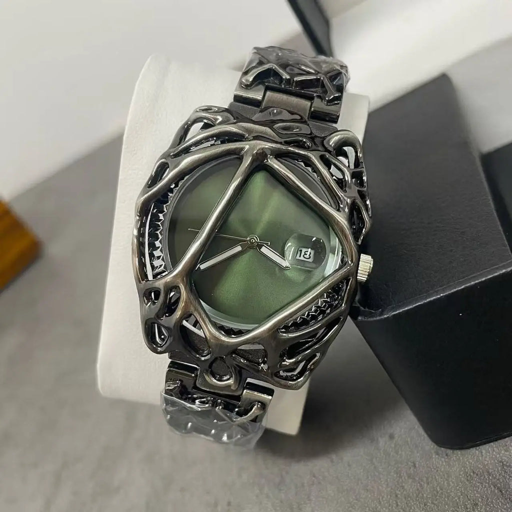 2025 Hot Sell Original Alabaster Style Quartz Watch Men Unisex Hot Medieval Old Unique Creative Shape High Quality AAA Clock