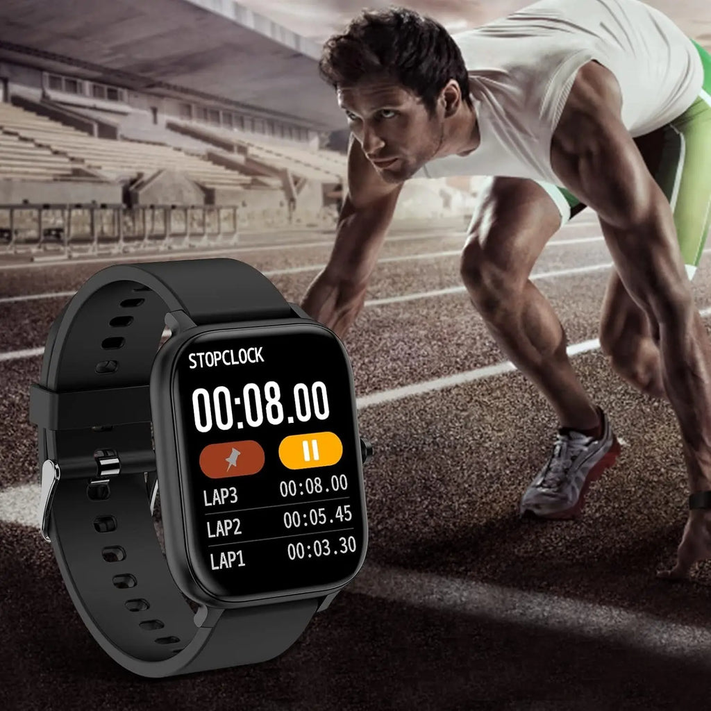 Smart Watch for Men & Women, 1.83" Touch Screen Bluetooth Watch with Notifications & Daily Activity Tracking, Comfortable Strap, Compatible with Iphone & Android