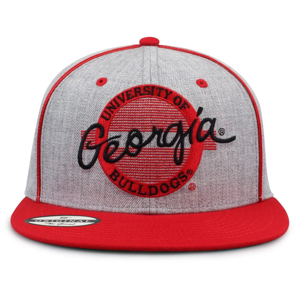 Vintage Wool NCAA Snapback Hat Collection Retro Circle Design College Hats Classic Collegiate Caps 90S Throwback Adjustable Flat Bill Wool Blend Snapbacks Embroidered University Hats the Game Retro Collection