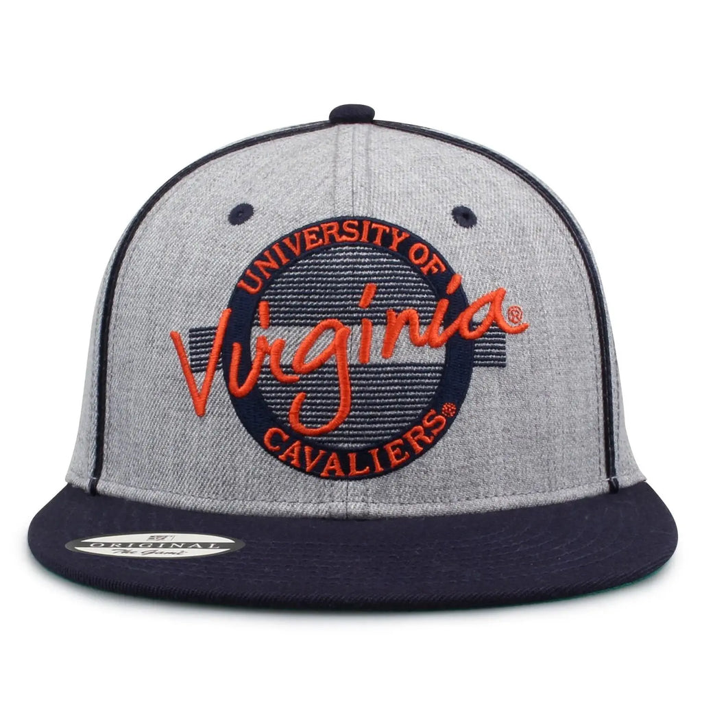 Vintage Wool NCAA Snapback Hat Collection Retro Circle Design College Hats Classic Collegiate Caps 90S Throwback Adjustable Flat Bill Wool Blend Snapbacks Embroidered University Hats the Game Retro Collection