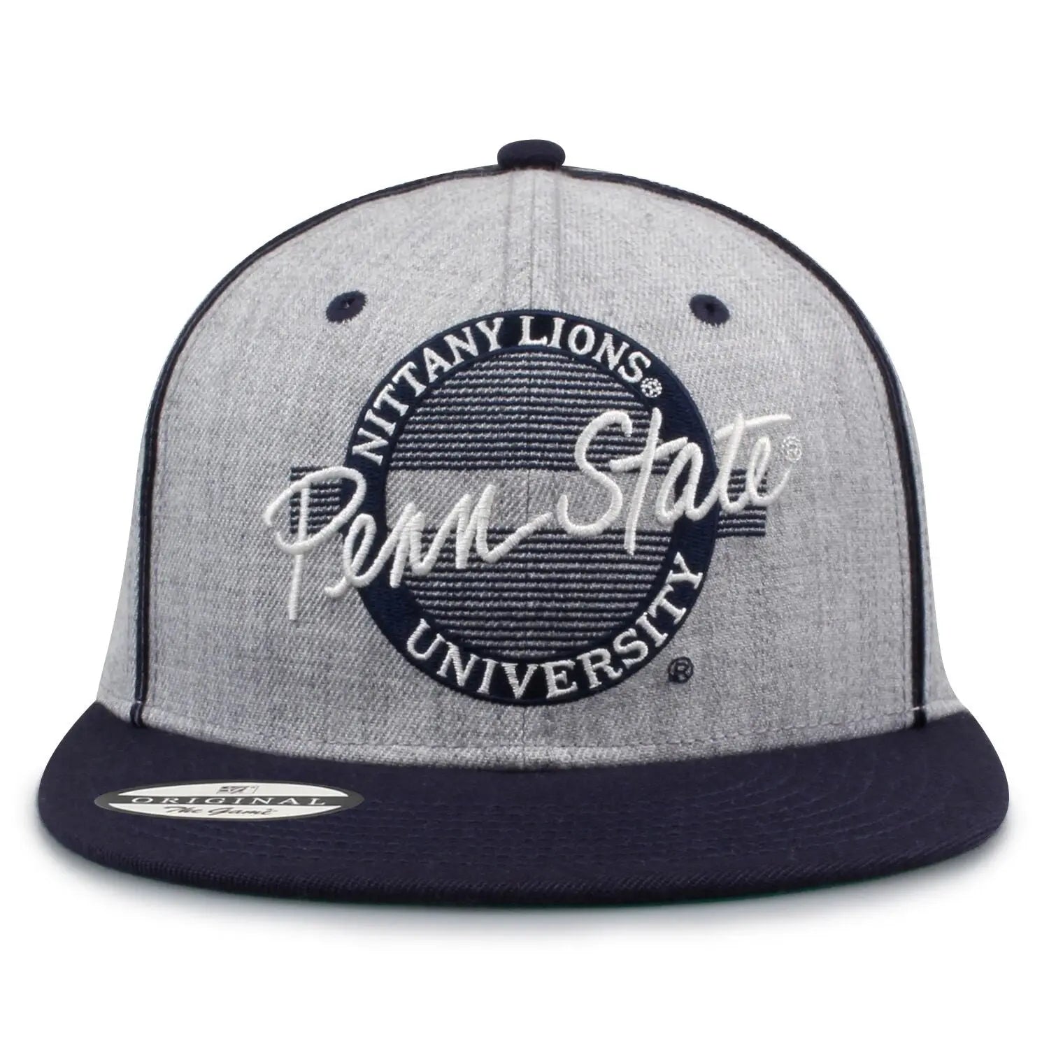 Vintage Wool NCAA Snapback Hat Collection Retro Circle Design College Hats Classic Collegiate Caps 90S Throwback Adjustable Flat Bill Wool Blend Snapbacks Embroidered University Hats the Game Retro Collection