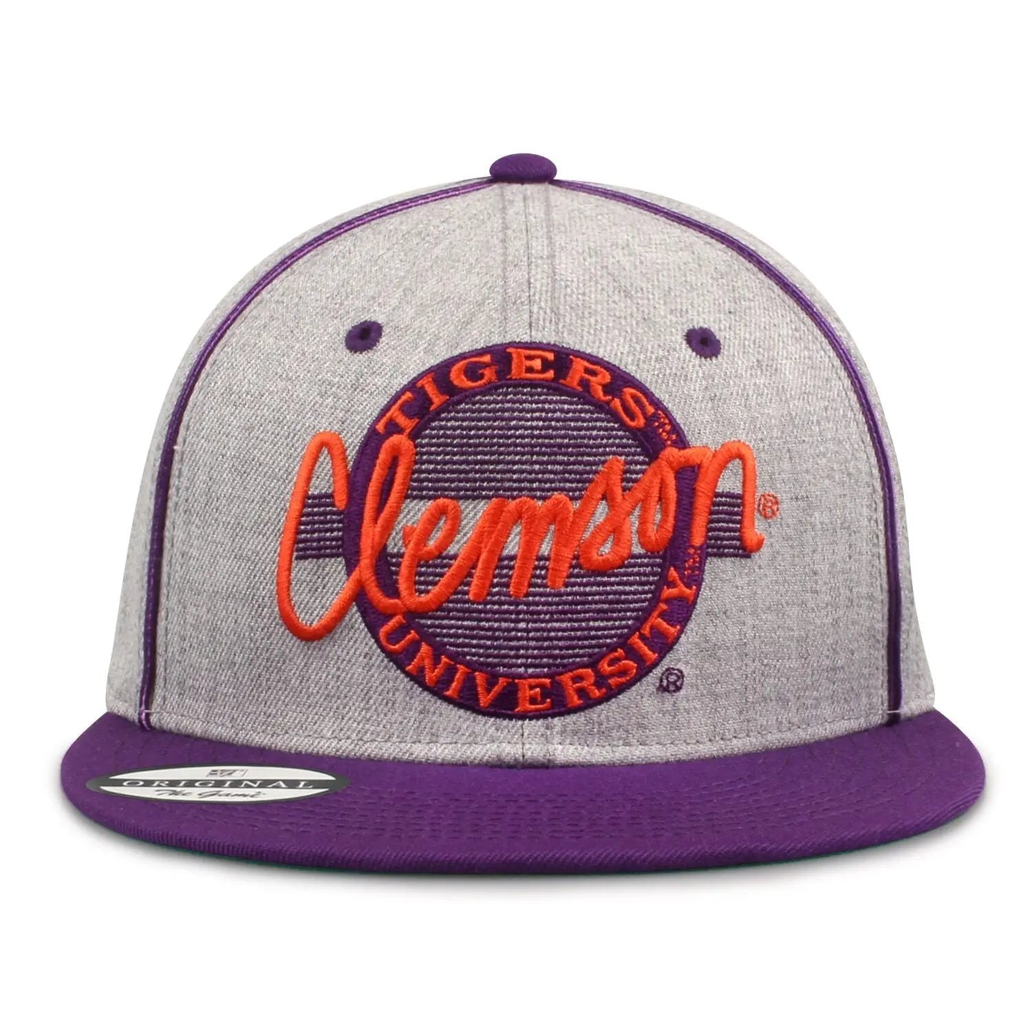 Vintage Wool NCAA Snapback Hat Collection Retro Circle Design College Hats Classic Collegiate Caps 90S Throwback Adjustable Flat Bill Wool Blend Snapbacks Embroidered University Hats the Game Retro Collection