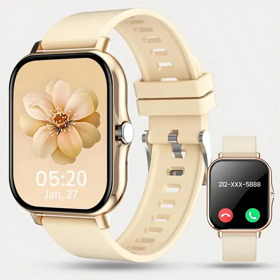 Smart Watch for Men & Women, 1.83" Touch Screen Bluetooth Watch with Notifications & Daily Activity Tracking, Comfortable Strap, Compatible with Iphone & Android