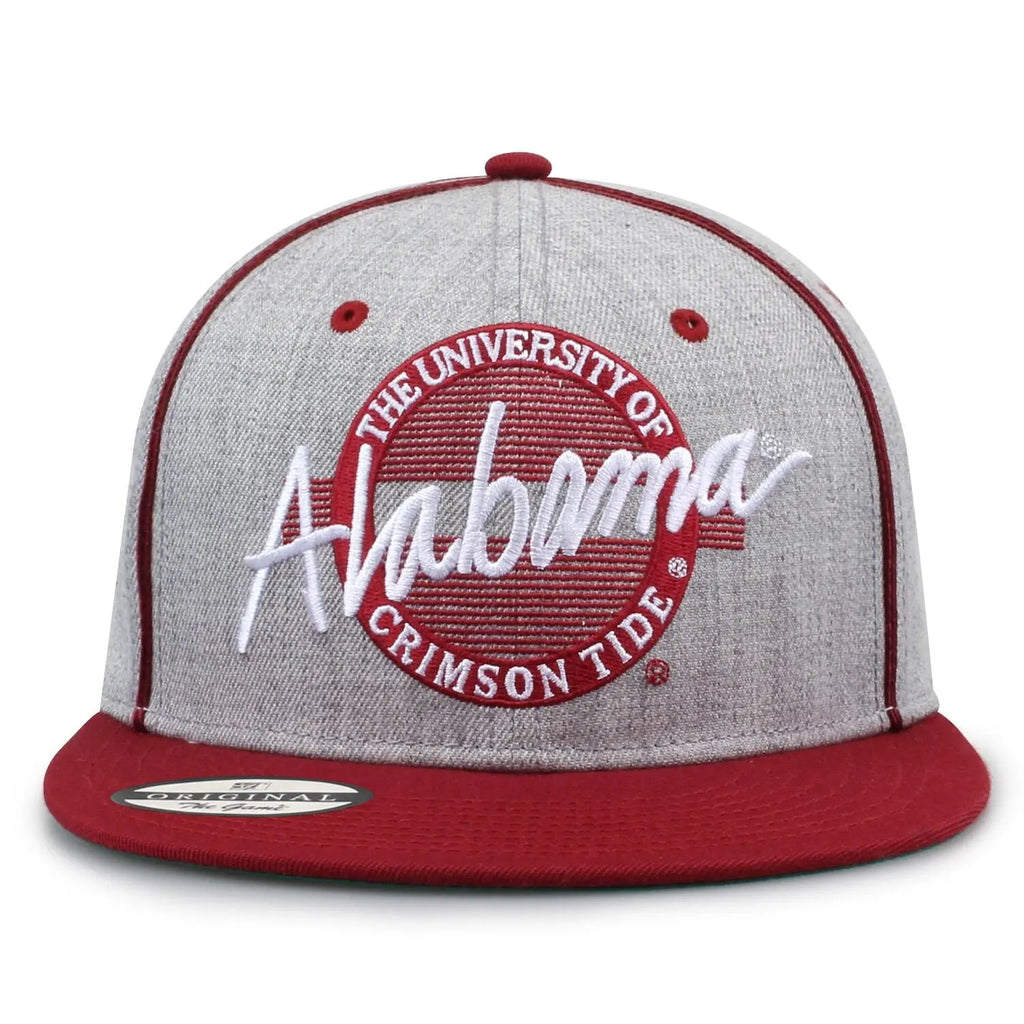 Vintage Wool NCAA Snapback Hat Collection Retro Circle Design College Hats Classic Collegiate Caps 90S Throwback Adjustable Flat Bill Wool Blend Snapbacks Embroidered University Hats the Game Retro Collection