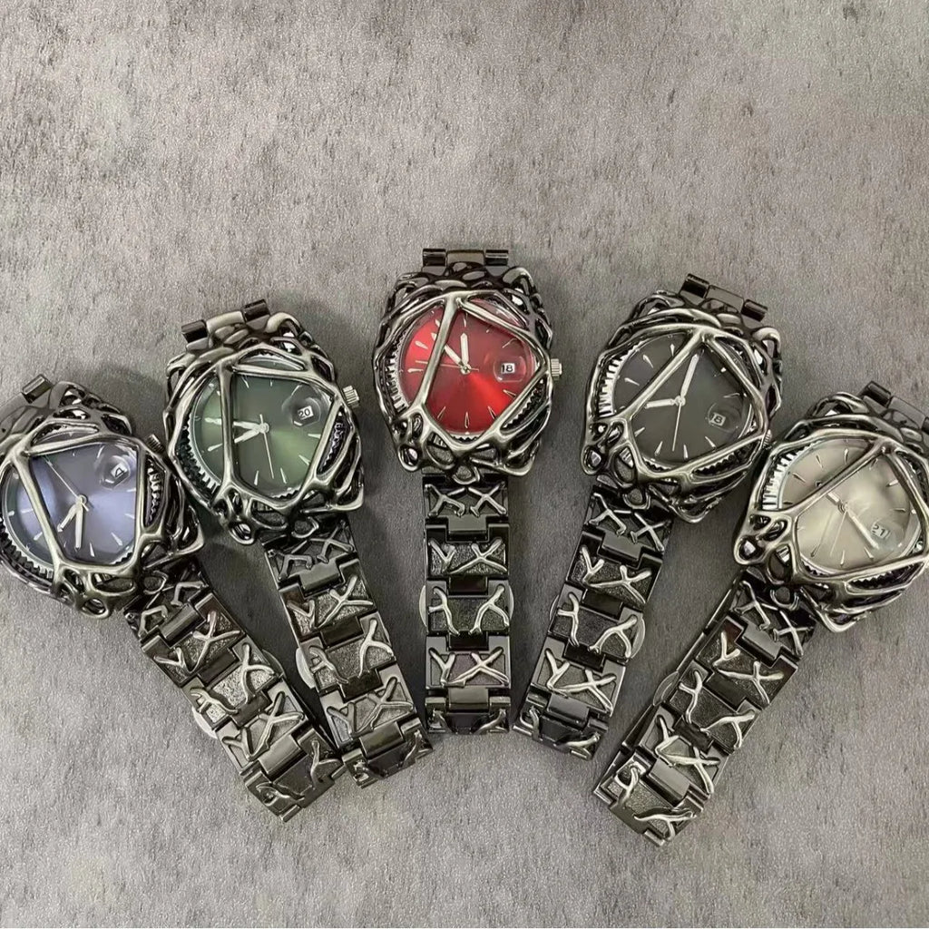 2025 Hot Sell Original Alabaster Style Quartz Watch Men Unisex Hot Medieval Old Unique Creative Shape High Quality AAA Clock